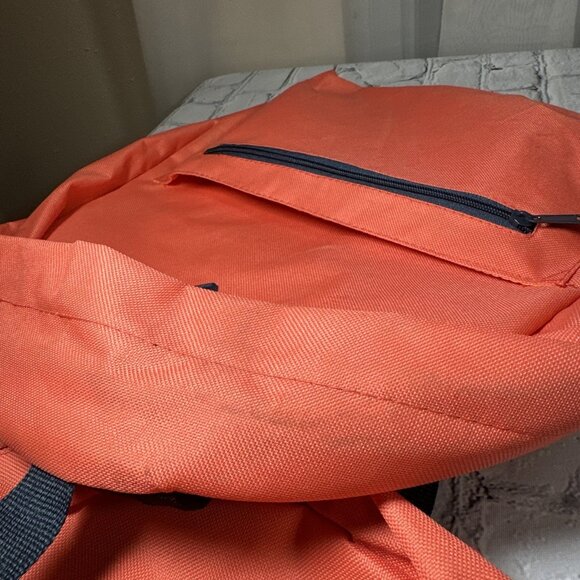 Metropack Basic Backpack Lot Of 2 Orange 16” Mesh Pocket Padded Straps New - Picture 9 of 14
